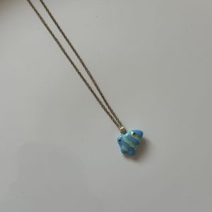 گردنبند ماهی ابی